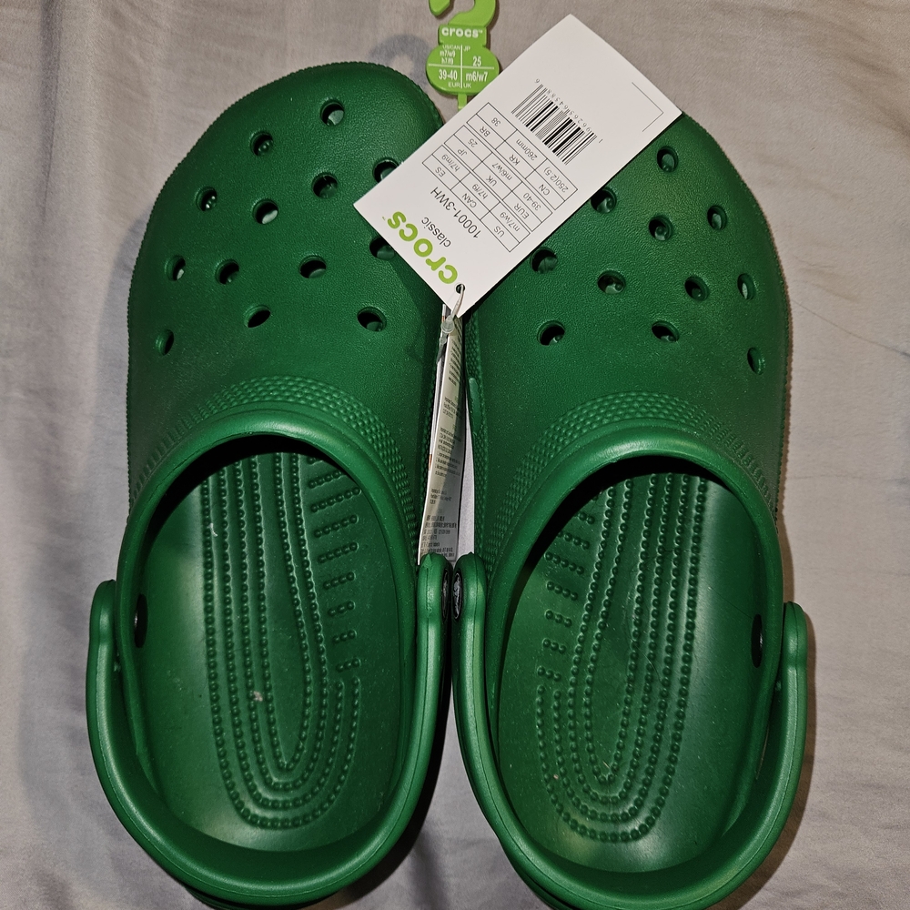 Crocs Kids Green Clogs